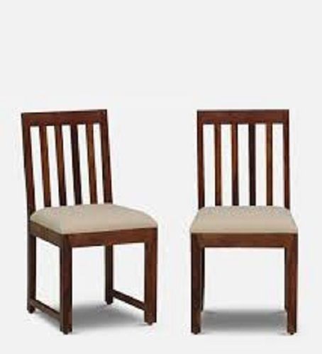 Handmade 100 Percent Solid Wood Made Brown Wooden Chair For Domestic Purpose Strong And Durable