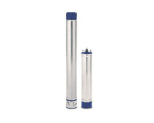 2Hp Single Phase Dark Blue And Silver Finish Submersible Water Pump