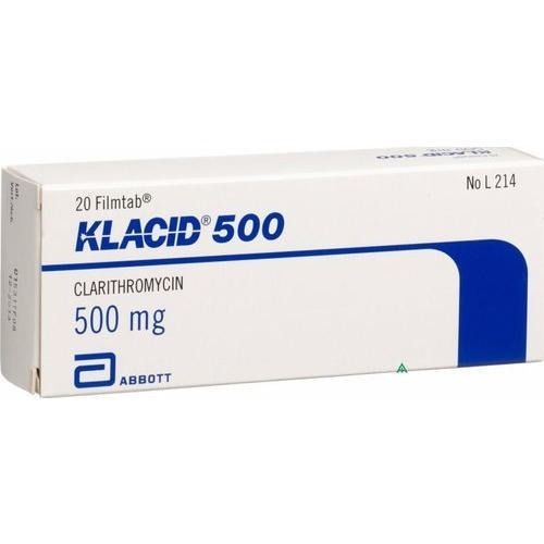 पारदर्शी 500Mg क्लैसिड 500 क्लेरिथ्रोमाइसिन इंजेक्शन