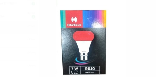 LED Bulb - Plastic, Lightweight 40 Grams, Round Shape, 7 Watt, 220 Volt | Efficient White Light, Long-Lasting Performance