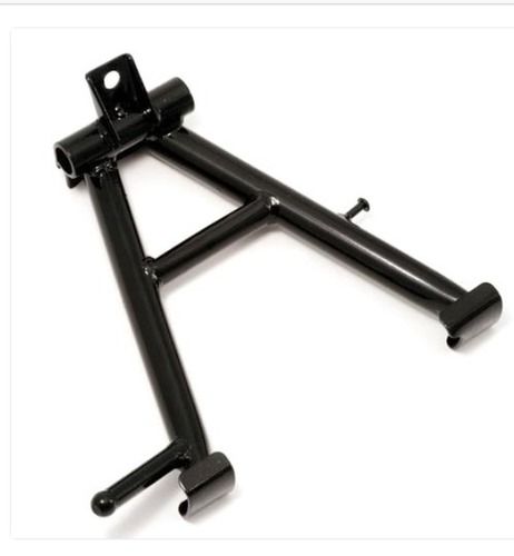 Black Heavy-Duty Mild Steel Motorcycle Center Stand For All Two Wheelers 