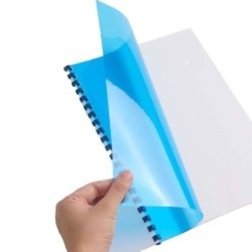 Blue And White Polypropylene A4 Straight Line Binding Sheets with 140 GSM Thick