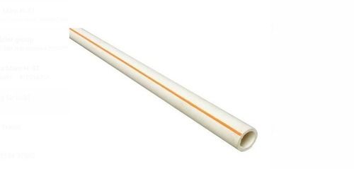 Crack Resistance And Leak Resistance White Pvc Plastic Pipe (10 Meter) Length: 10  Meter (M)