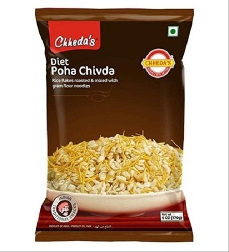 Natural Fine Rich Delicious Taste Diet Poha Chivda Namkeen For Snacks Shelf Life: 3 Months