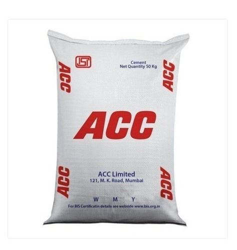 Grey Opc-53 Grade Acc Portland Pozzolana Gray Cement For Construction, Net Quantity 50Kg 