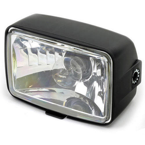 Black Portable Durable And Long Lasting Two Wheeler Bike Headlights