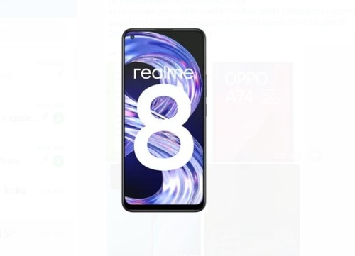 Realme 8 Mobile Phone With 6 Inch Display, 6Gb Ram, 128Gb Internal Storage Body Material: Plastic Glass
