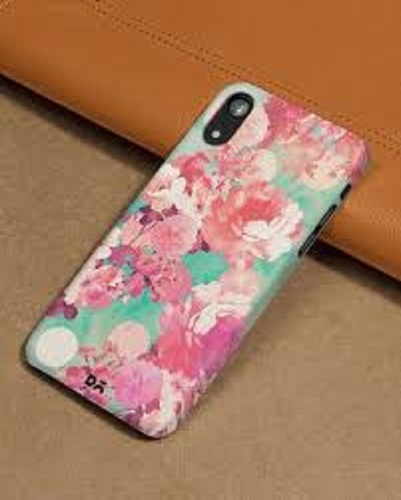 Sleek And Beautiful Durable Comfortable Grip Floral Printed Multicolor Mobile Back Cover - Plastic Material, Multicolor Design | Strong Protection Against Falls, Scratches, and Stylish Aesthetic