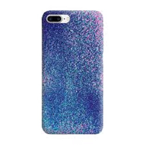 Stylish And Elegant Durable Comfortable Grip Glitter Printed Blue Mobile Back Cover