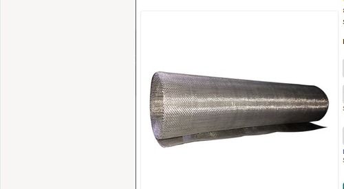 Plain Mesh Light Weight Silver Aluminum Wire Mesh, Roll Width 2.2 Feet, Roll Length 5 Meter For Industrial Use