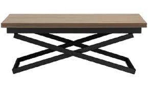Adjustabletermite Proof Stylish Solid Rectangle 2 Seater Dining Table