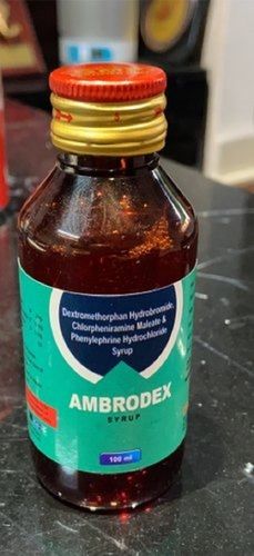 Ambrodex Cough Syrup For Relief From Dry And Tickly Cough Bottle Size: 100 Ml