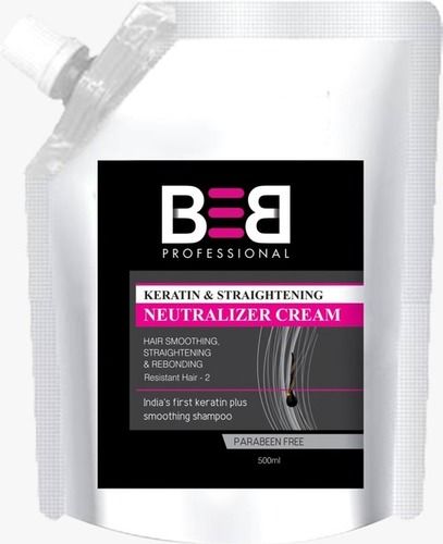 White Beb Professional Keratin And Straightening Neutralizer Cream, 500Ml