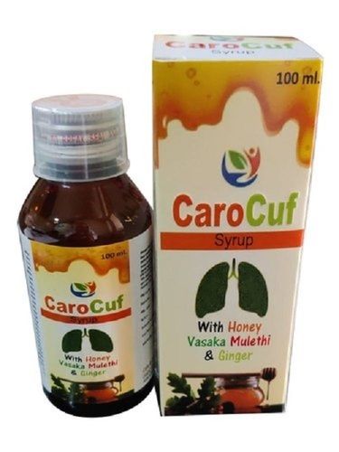 Carocuf Syrup With Honey Vasaka Mulethi And Ginger, 100ml
