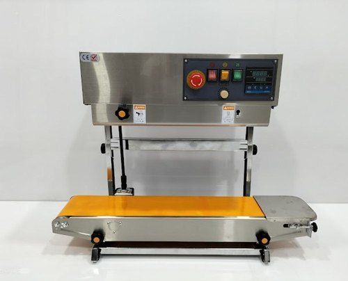 Fr900 Continuous Band Sealer With Emergency Switch, Vertical Type, Stainless Steel Body Accuracy: 90  %