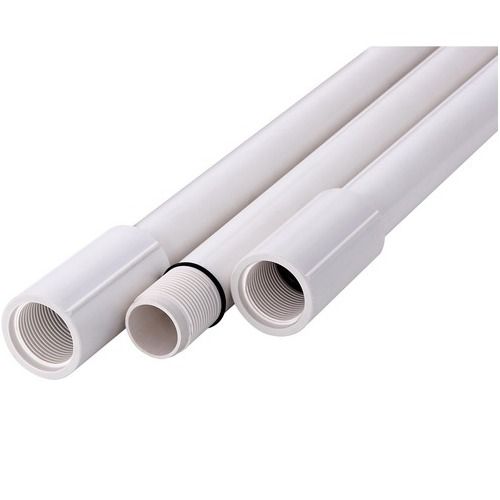 High Strength And Excellent Load Bearing Capacity White Upvc Column Pipes