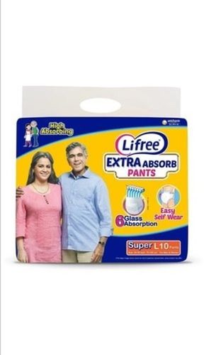 LIFREE Extra Absorb Adult Diaper Pants Unisex, Set of 5 Medium size 10  Pieces Adult Diapers - XL - Buy 10 LIFREE Adult Diapers | Flipkart.com
