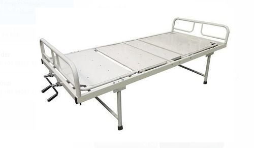 Metal Manually Operated And White Powder Coated Hospital Fowler Bed