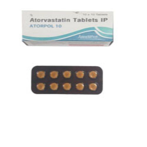 Medipol Atorvastatin Tablets Ip 10 Mg, (Pack Size 10*10 Tablets) Medicine Raw Materials