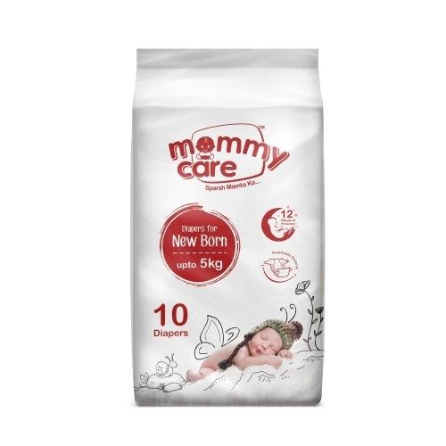 Mommy Care Disposable And Printed Baby Diapers 10 Pcs In One Pack