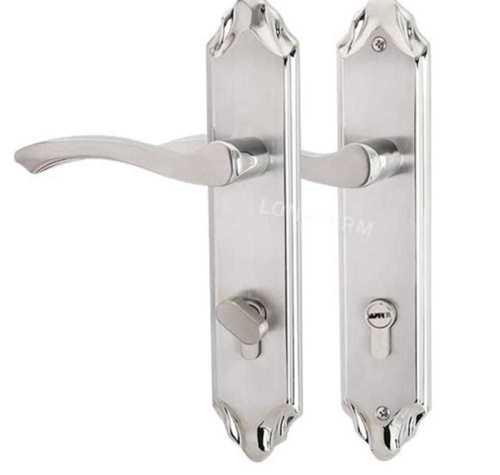 Ss Ruggedly Constructed Stainless Steel Chrome Finish Silver Mortise Door Knob Lock Handle