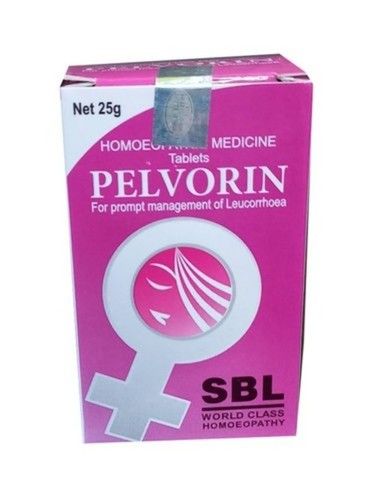 100% Safe Sbl Homeopathic Pelvorin Tablets