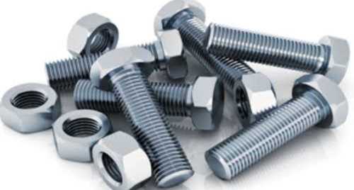 Weather Resistance Resistant To Abrasion Sturdy Construction Grey Mild Steel Bolt Nut