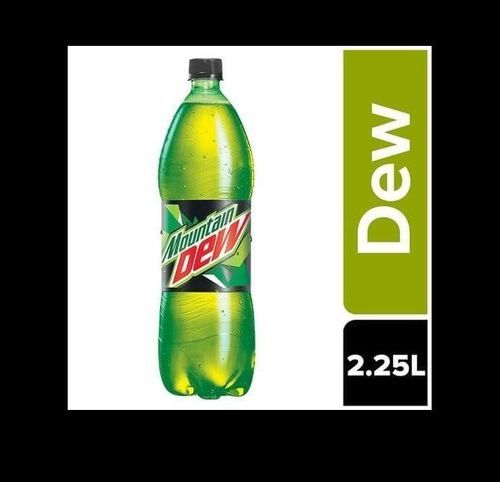 2.25 Liter Mountain Dew Cold Drink With Lemon Flavor Enriched Alcohol Content (%): 0%