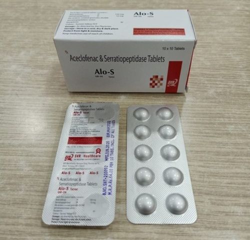 Aceclofenac And Serratiopeptidase Tablets