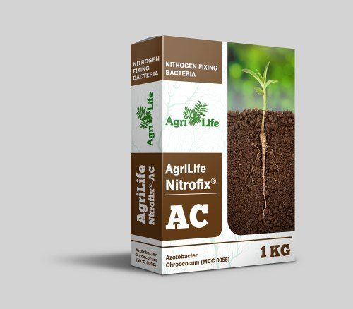  एग्री लाइफ नाइट्रोफिक्स पा, 1 किलो के साथ मिट्टी और उगाने वाले पौधों के लिए जैविक नाइट्रोजन जैव उर्वरक 