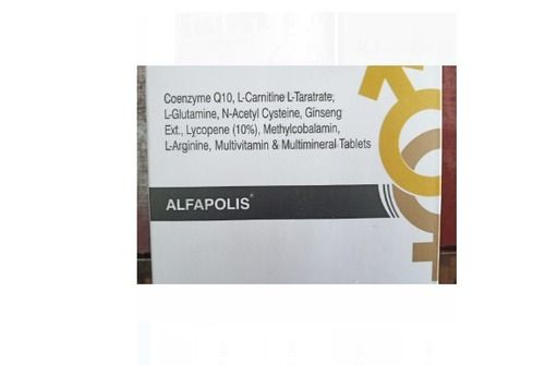 Alfapolis, Coenzyme Q10, L-Carnitine L-Taratrate, L-Glutamine, Multivitamin & Multimineral Tablets General Medicines