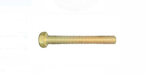 Golden Anti Corrosive 4 Inch Brass Full Threaded Bolt For Wood And Metal For Industrial Use