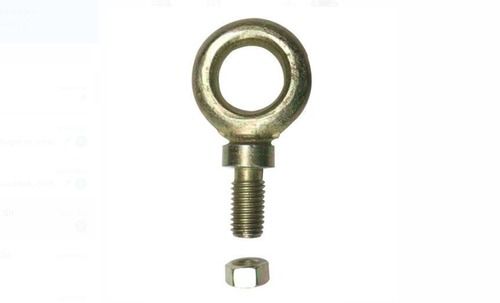 Corrosion Proof Round Silver Mild Steel Eye Bolt For Cables And Rope