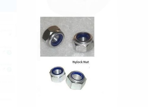 Corrosion Proof Stainless Steel Nylock Nut For Industrial Use Weight: 10 Grams (G)