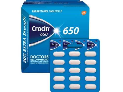 Crocin 650 Advance Tablet, Provides Effective Relief From Pain General Medicines