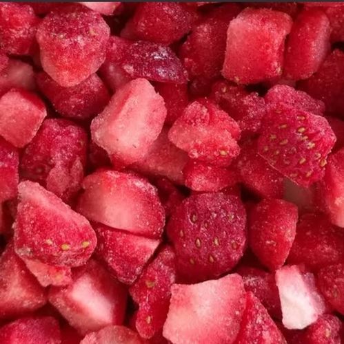  स्वादिष्ट स्वाद विटामिन सी से भरपूर और स्वास्थ्य के लिए अच्छा फ्रोज़न रेड स्ट्रॉबेरी