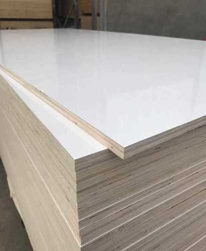 Easy To Clean Eco Friendly Light Weight White Plain Laminated Plywood For Furniture