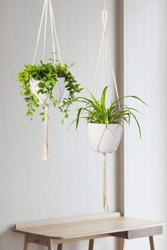 Exotic Design Light Weight Premium Grade Macrame Minilist Cotton Plant Hanger