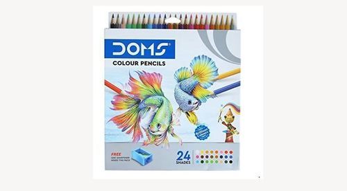 High Quality Natural Pigments Doms Fsc Color Pencil, Pack Of 24 Shades Used In Schools Perfect Bound