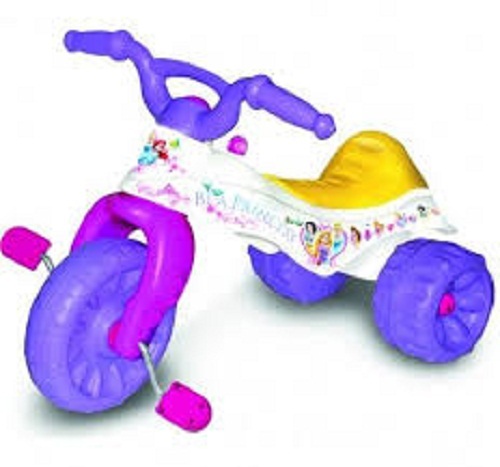 Plastic Improved Coordination And Balance With Safety Purple And White Tricycle