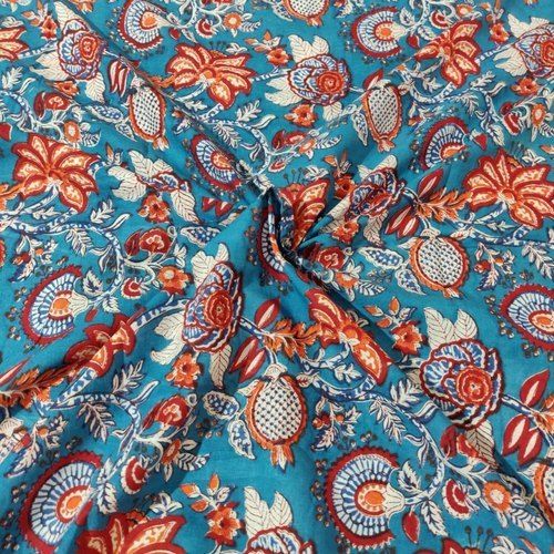 Colorful Light Weight Breathable Super Soft Easy To Clean Floral Printed Cotton Fabrics For Dress