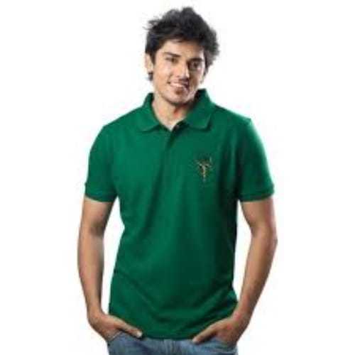 Mens Polo Neck And Half Sleeve Cotton T Shirt For Casual Wear