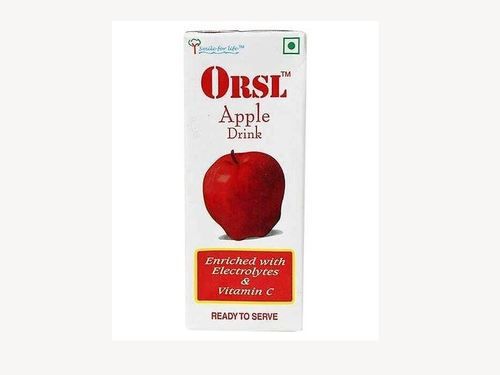 Orsl Plus Apple Drink Enriched With Electrolytes And Vitamin C Alcohol Content (%): 0%