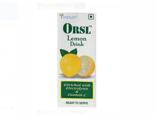 Orsl Plus Lemon Drink Enriched With Electrolytes And Vitamin C Alcohol Content (%): 0%