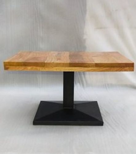 Premium Brown Modern Wooden Square Coffee Table 