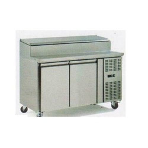 Silver Stainless Steel Pizza Make-Line Machine 