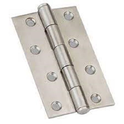 Silver Stainless Steel Premium Strong Durable And Long Lasting Door Butt Hinges