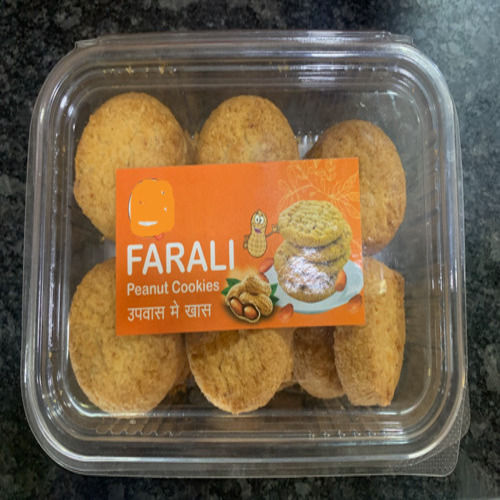 Delicious And Tasty, Especially Consumed In Fast Farali Peanut Cookies For Snacks Fat Content (%): 2 Percentage ( % )