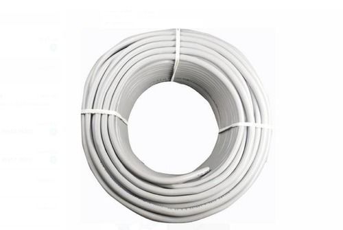 White 3 Core Cable Wire, Diameter 3mm Length 90 Meter For Home And Office Use