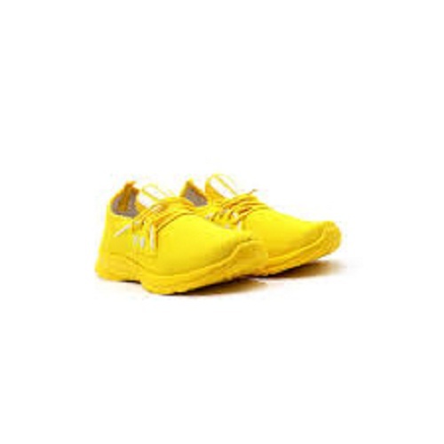 Breathable Yellow Color Comfortable And Stylish Men'S Casual Shoes